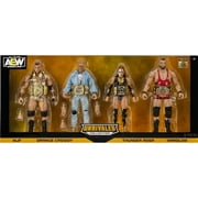 AEW Unrivaled Champion MJF Orange Cassidy Thunder Rosa Wardlow 4 Pack Figure Set