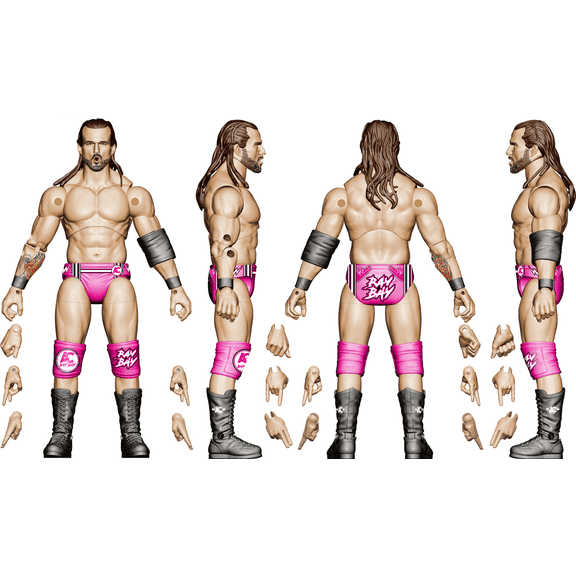 AEW Unmatched Adam Cole (Chase) - 6 inch Figure with Soft Tank Top and Five Alternate Hands
