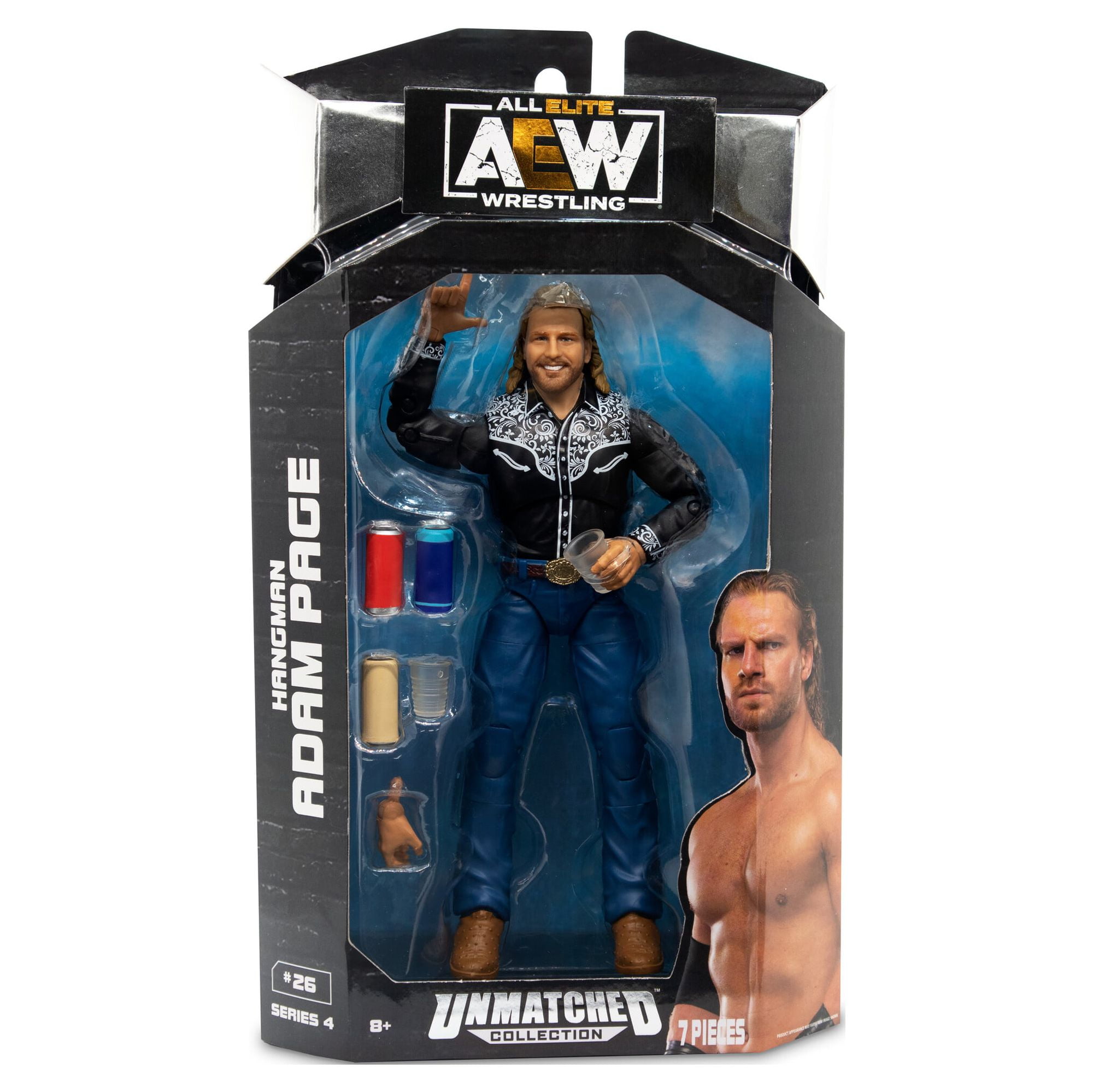 AEW Unmatched Adam Page - 6 inch Figure with Accessories - Walmart.com