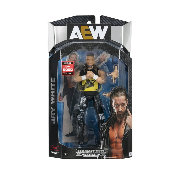 AEW Unmatched Jay White (Chase) - 6 inch Figure with Soft T-Shirt