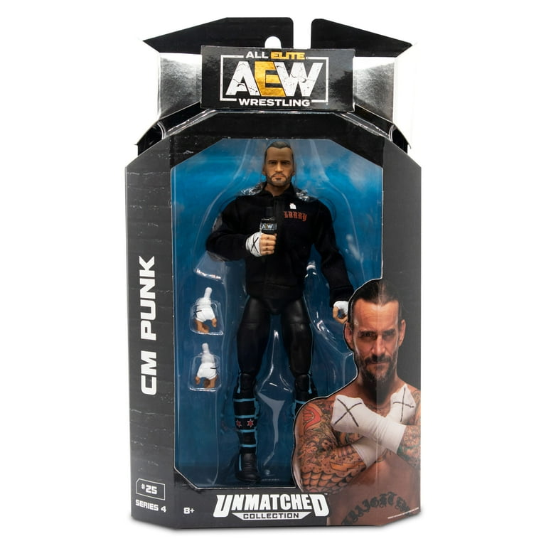 AEW Unmatched Series 4 CM Punk - 6 inch Wrestling Action Figure