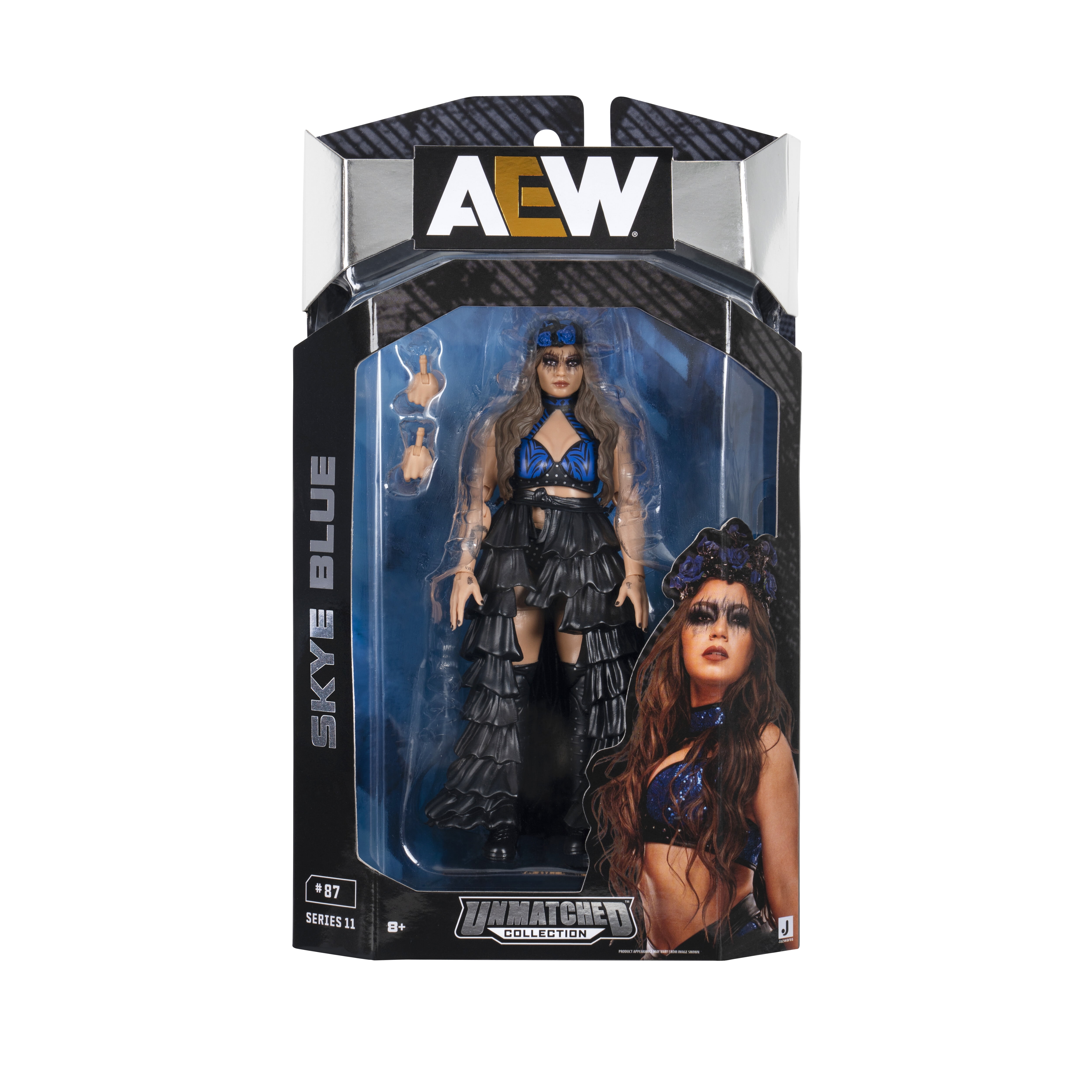 AEW - 1 Figure Pack (Unmatched Figure) W11 - Skye Blue - Walmart.com