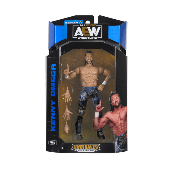 AEW Unrivaled Kenny Omega - 6 inch Figure with Alternate Hands (Walmart Exclusive)