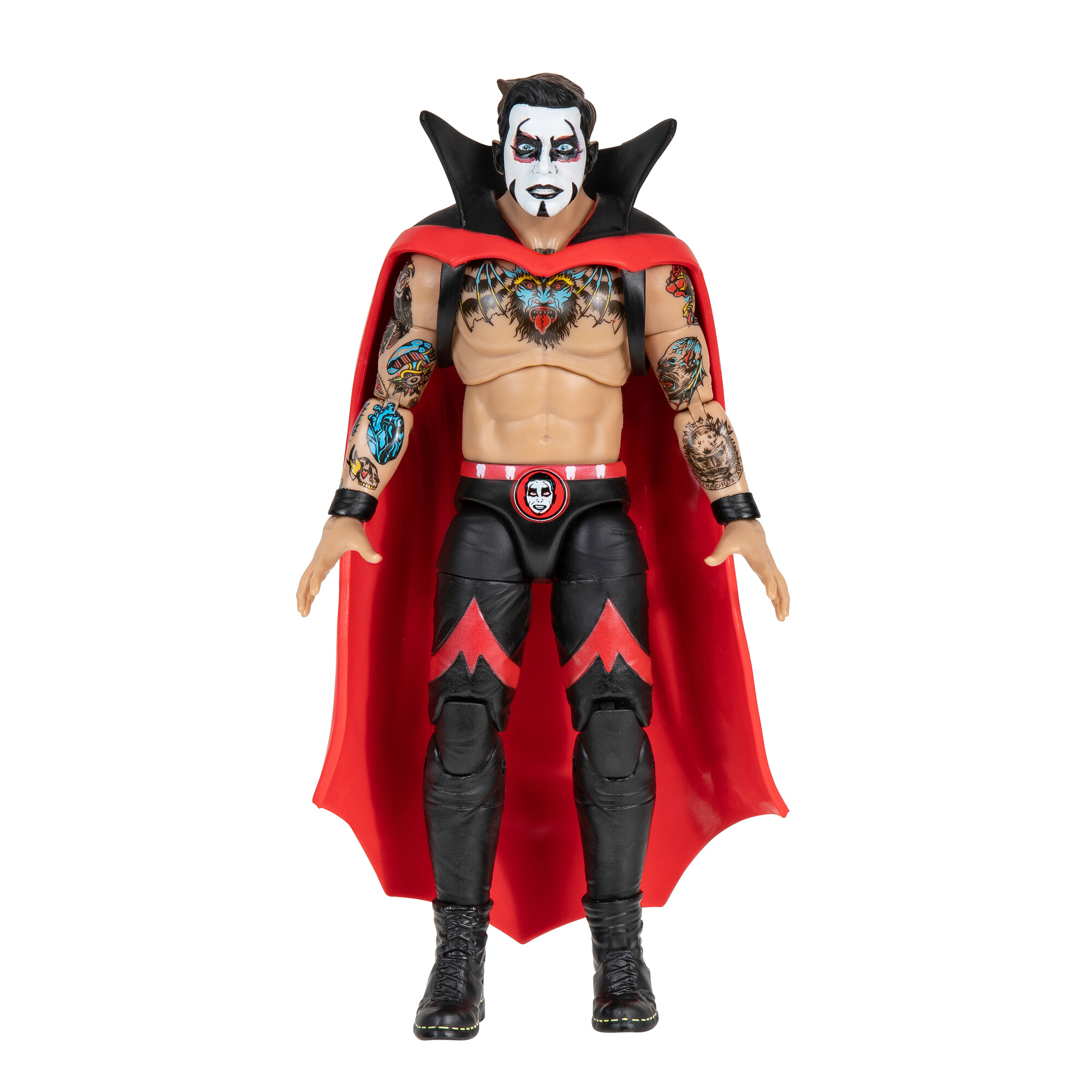 AEW Unrivaled Danhausen (Rare) 6Inch Figure with Entrance Cape