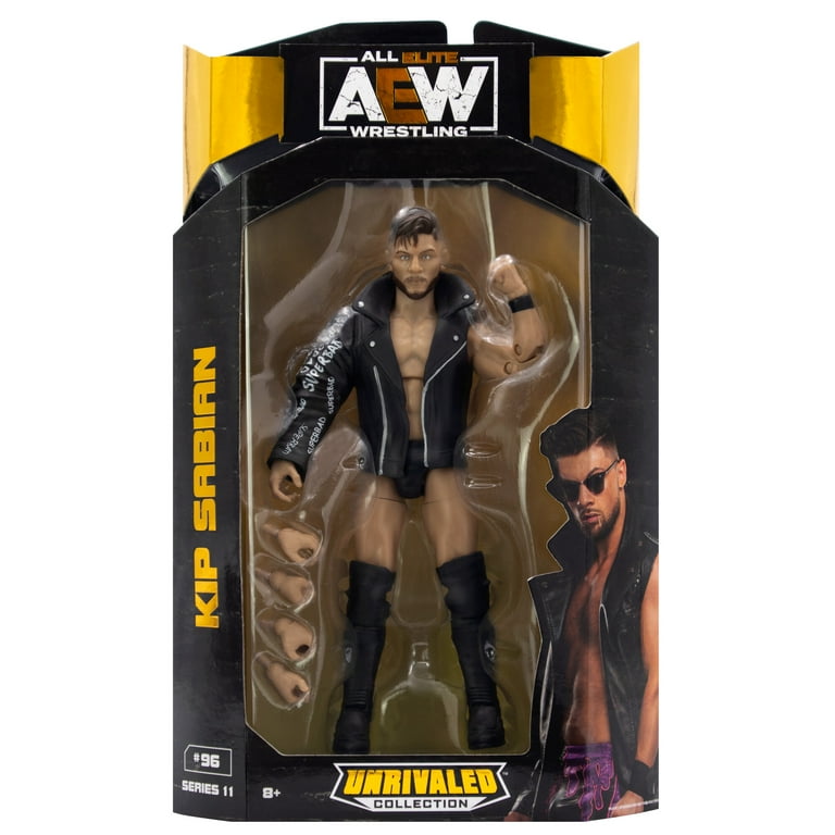 AEW Unrivaled Kip Sabian - 6 inch Figure with Alternate Fist and C