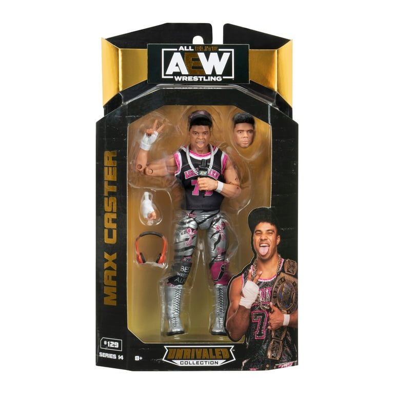 Free Shipping! AEW Unrivaled Max Caster - 6 inch Figure with