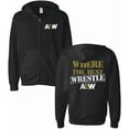 thumbnail image 1 of AEW - Where The Best Wrestle Zip Hoodie (Double-Sided) (L), 1 of 2