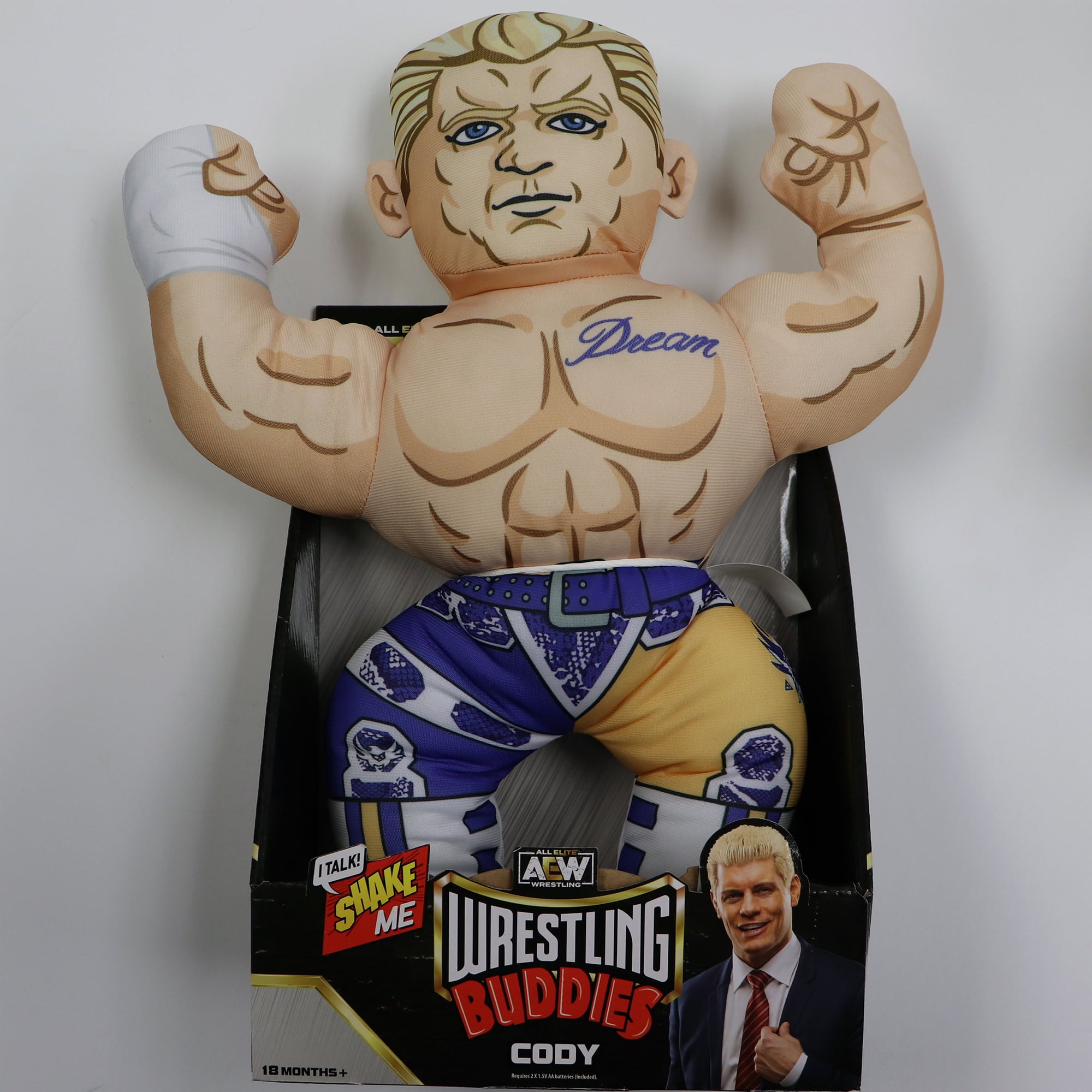 AEW Wrestling Buddies Collectible Cody Rhodes Child 8 Years
