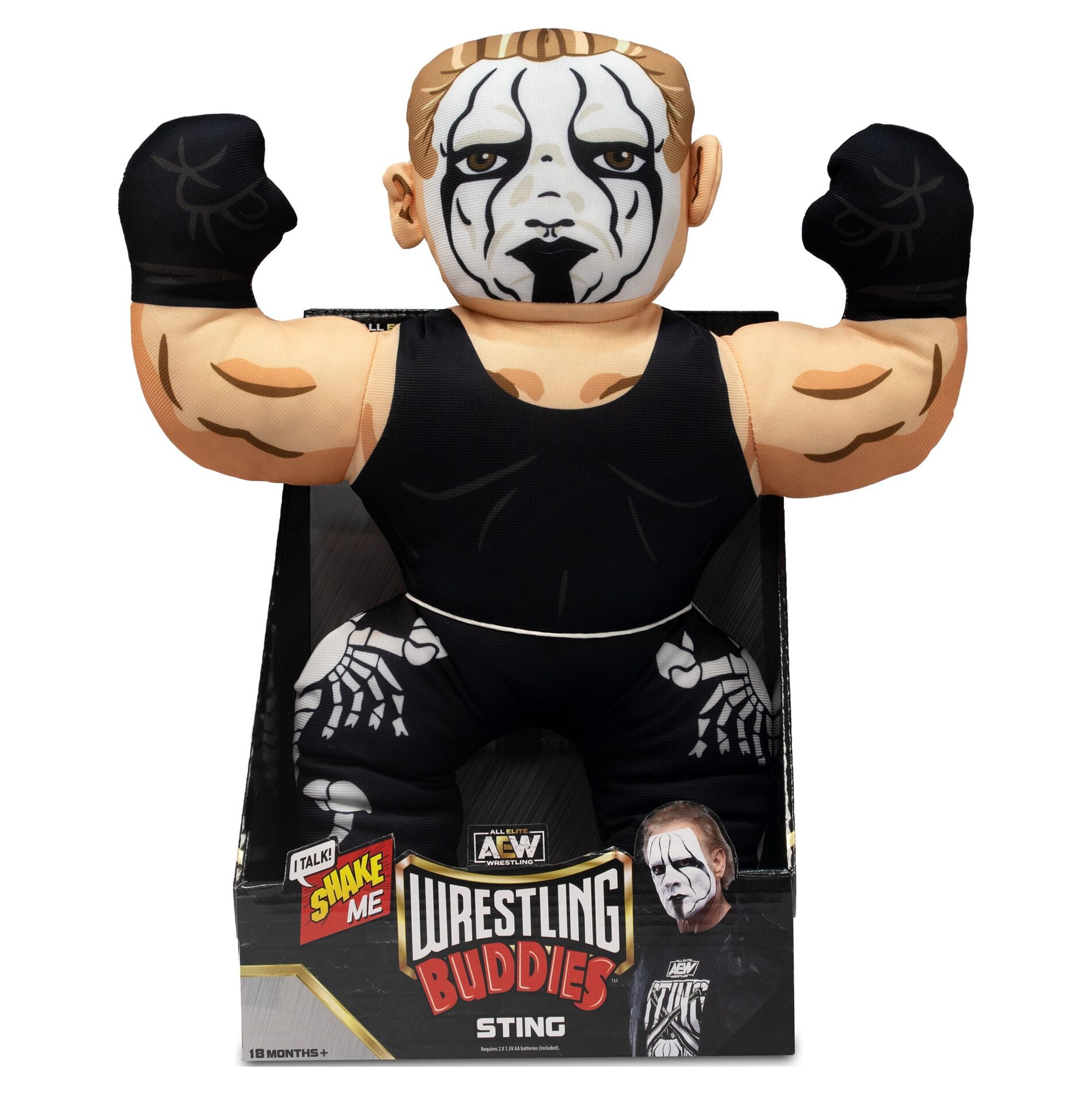 AEW Wrestling Buddies Sting 12" Role Play Plush - image 1 of 7