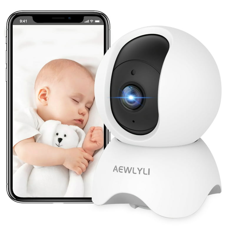 Naroote Monitor de bebé, cámara de seguridad de vigilancia  Exterieur inalámbrica WiFi cámara 120 ° gran angular 720 p mini sistema de  vigilancia para bebés ancianos : Electrónica