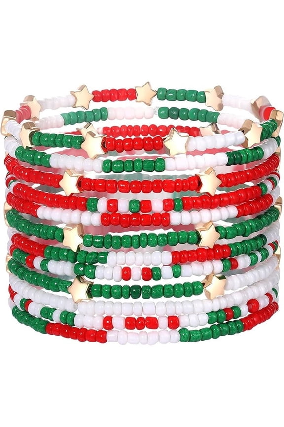 Bracelets Set Friendship Beaded Bracelets for Women Colorful Stackable Surfer Heishi Clay Bead Bracelets Bohemian Y2K Summer Beach Stretch Elastic Layering Bracelets