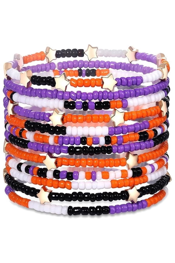 Bracelets Set Friendship Beaded Bracelets for Women Colorful Stackable Surfer Heishi Clay Bead Bracelets Bohemian Y2K Summer Beach Stretch Elastic Layering Bracelets