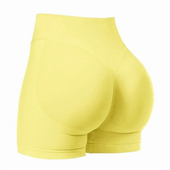 AEXTO Women's High Waist Sports Shorts, Breathable Comfortable High Stretch Skinny Shorts, Gym Shorts, Ladies Sportswear for Indoor Outdoor Wear, Yoga Gym Activewear, Skinny Workout Shorts