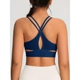 thumbnail image 1 of AEXTO Women's fitness sports bra - thin strap, perforated, breathable sports top - comfortable Women's sports yoga bra. crop camisole Women's High Impact Racerback Sports Bra, 1 of 5