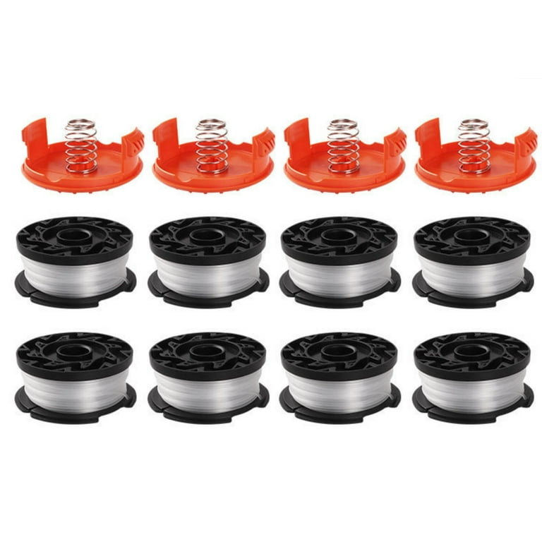 String Trimmer Spools Compatible with Black and Decker AF-100 Autofeed Weed  Eater Spools, Replacement Spool Weed Eater Spools Refills Line GH600 GH900