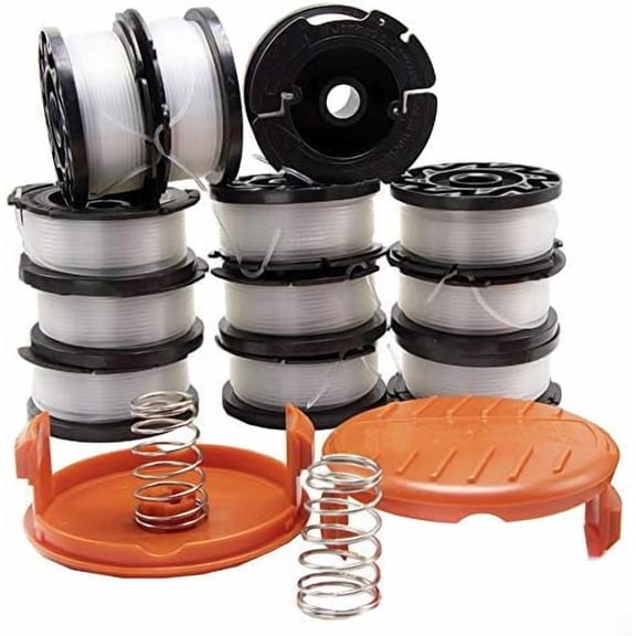 AF-100 Replacement Spool for Black and Decker String Trimmer Edger GH900 BESTA510 Weed Eater Spool Refills 30ft 0.065" Trimmer Line AF1003ZP, AF-100-3ZP, AF-100-BKP (12 Spools+ 2 Caps+2 Springs)$
