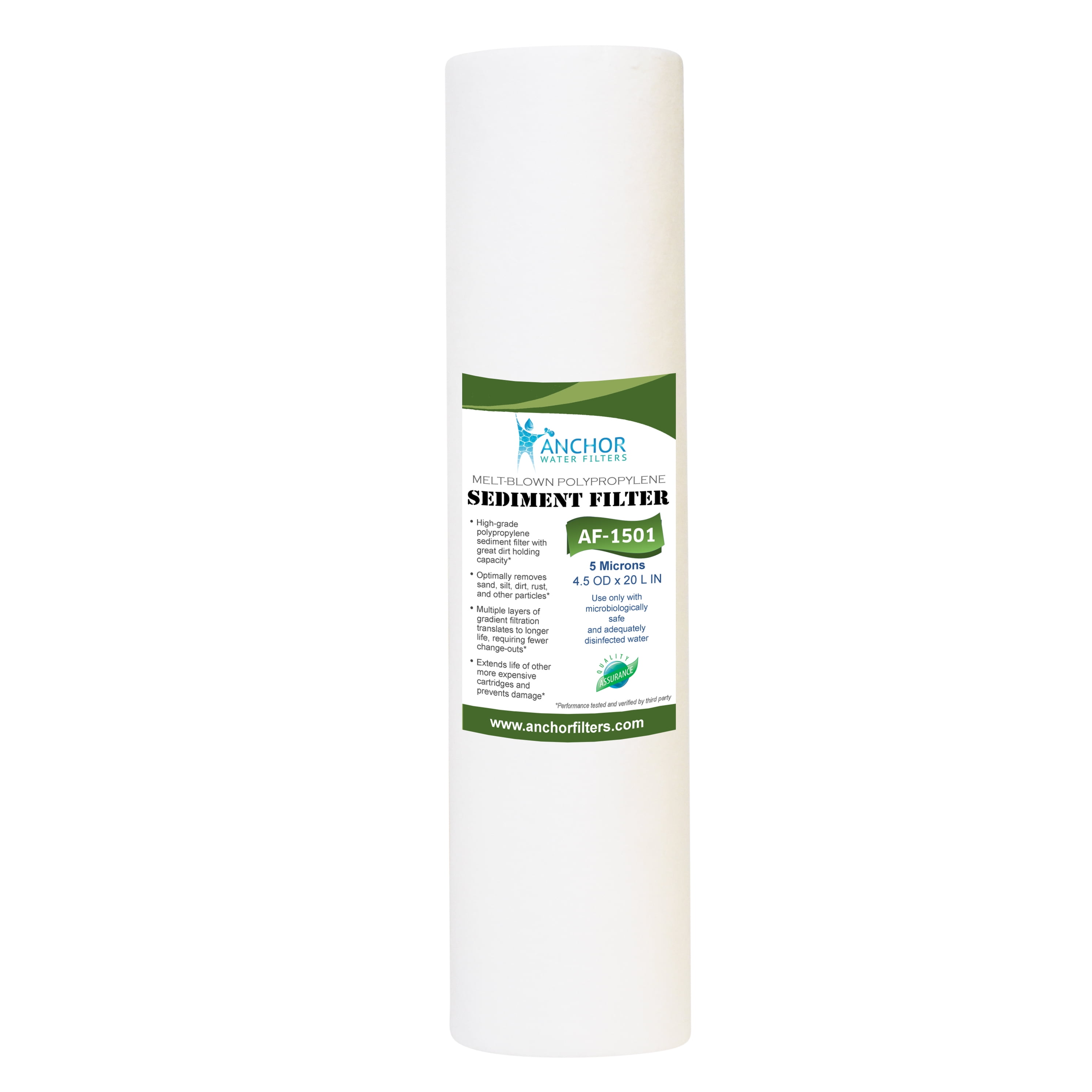 20" White Polypropylene Sediment Filter Cartridge