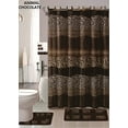 thumbnail image 1 of AF 18 Piece Bath Rug Set Leopard Brown Bathroom Rugs Zebra Shower Curtain Mat/Rings Towel Set- Animal Coffee, 1 of 2