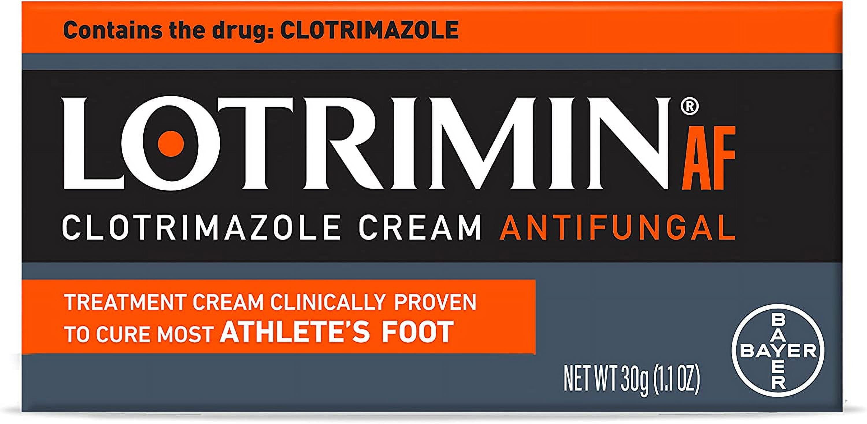 AF Cream Athlete's Foot 1 Clotrimazole Antifungal Treatment