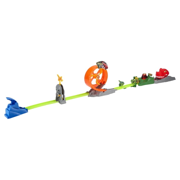 Adventure Force Dino Adventure 1:64 Scale Track Set, 15 Pieces