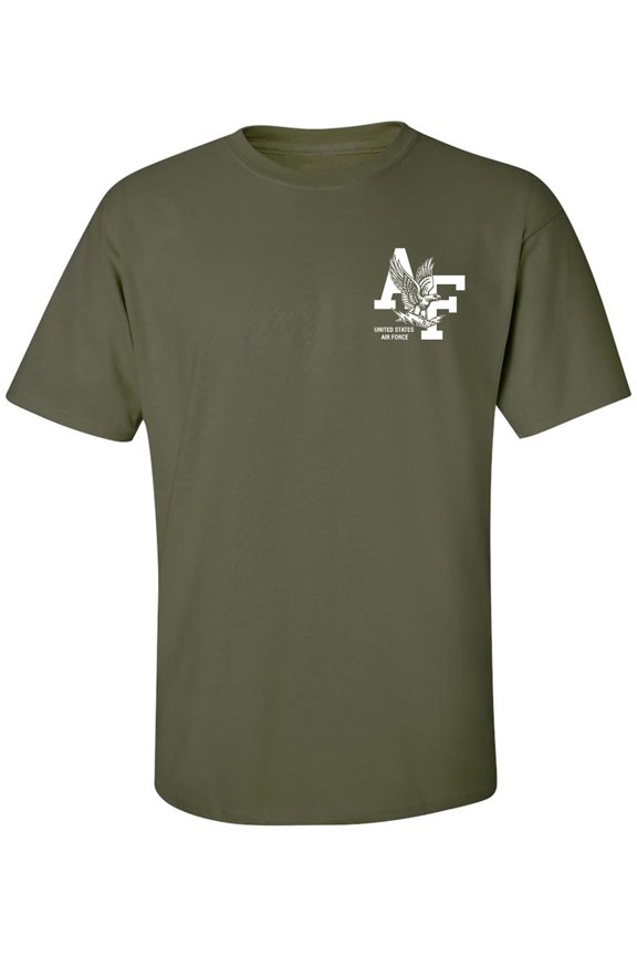 AF Eagle United States Air Force Adult Short Sleeve T-shirt