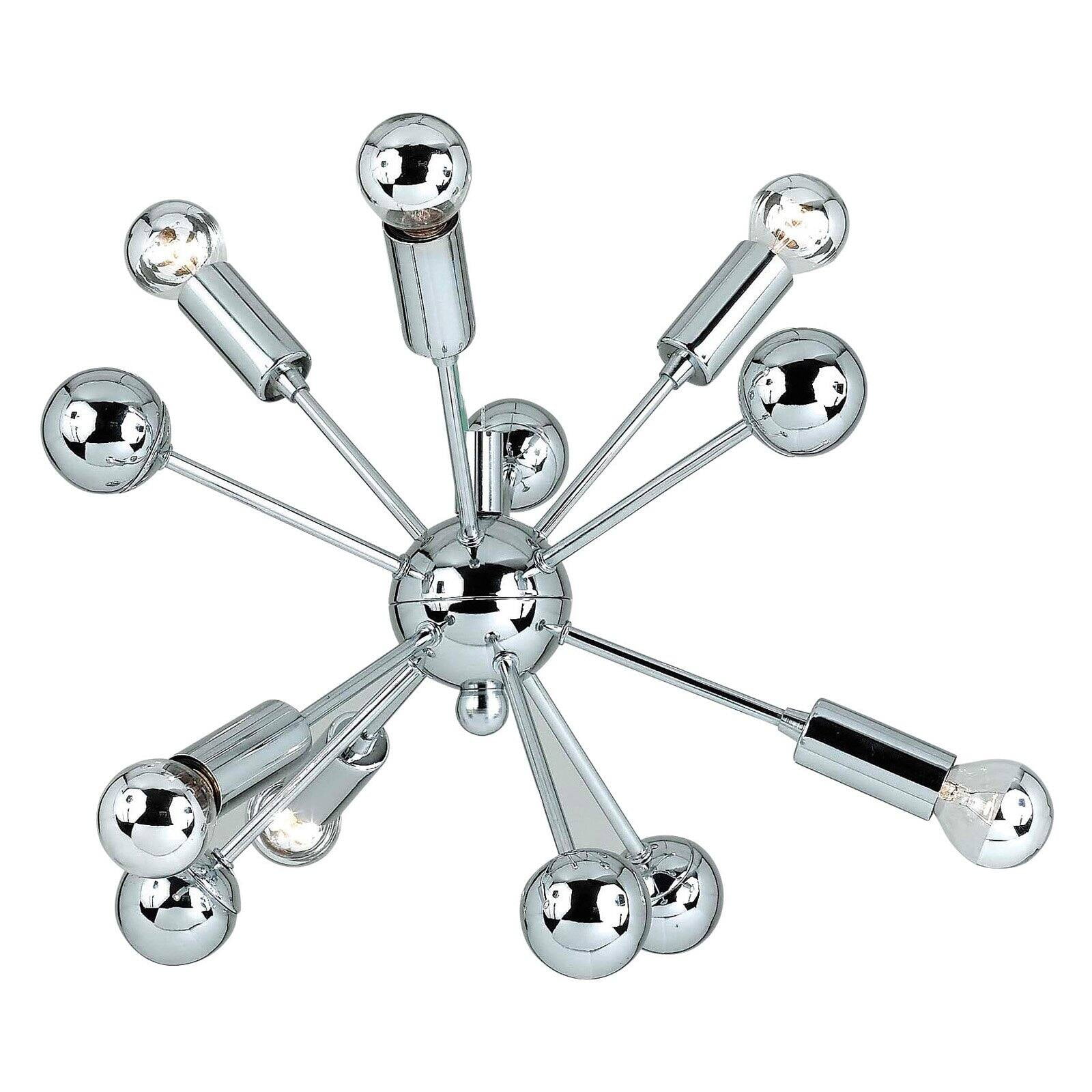 AF Lighting Supernova 6-Light Mini Chandelier, Chrome - Walmart.com