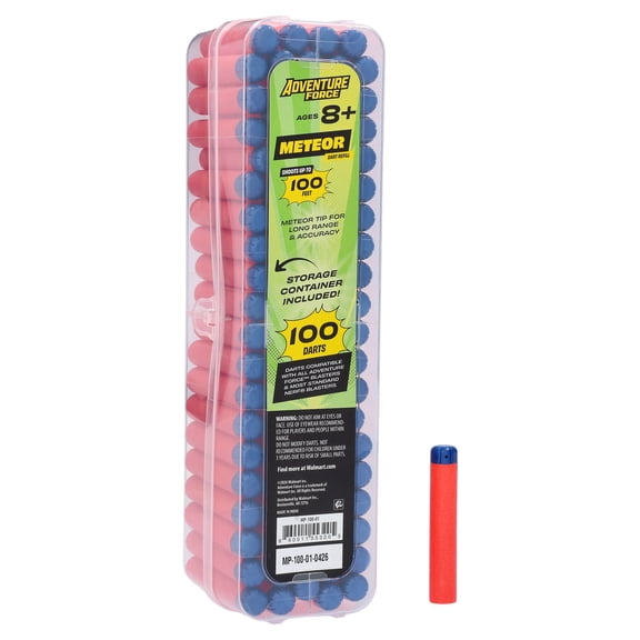 Adventure Force Meteor Foam Dart Refill Pack, 100 Count