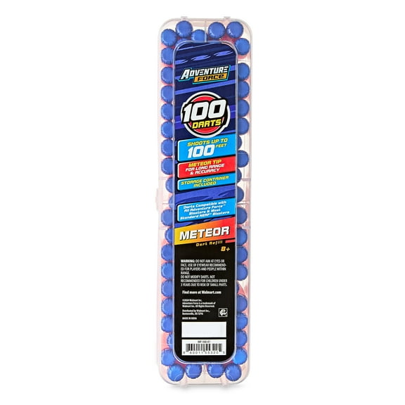 AF Meteor Darts Refill, 100 pack, Indoor/Outdoor, Compatible with All AF and Most Nerf Blasters