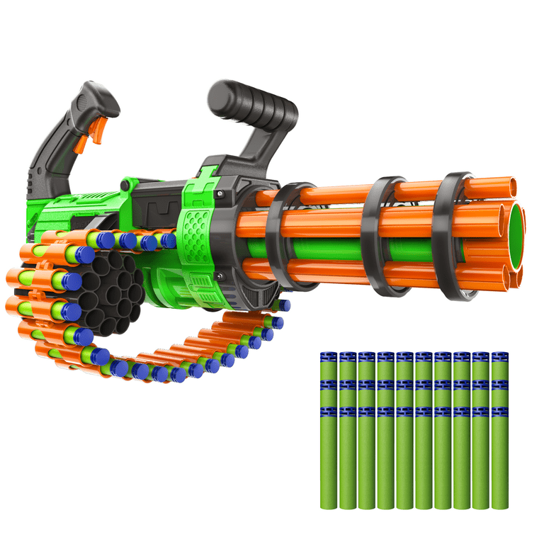 Adventure Force V-Twin Motorized Gatling Belt Blaster, Rotating