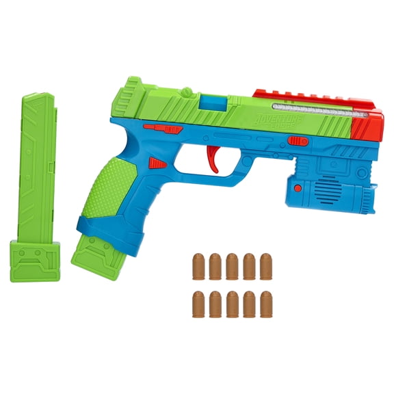 Adventure Force Vulture Play Pistol with Ejecting Shells, 14 Pieces