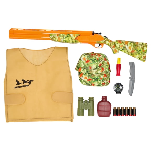 Adventure Force Wetlands Hunter Roleplay Set, 15 Pieces