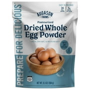 Augason Farms Pasteurized Dried Whole Egg Powder Resealable Pouch, Real Eggs, Emergency Food Supply, Everyday Meals, 24 Servings