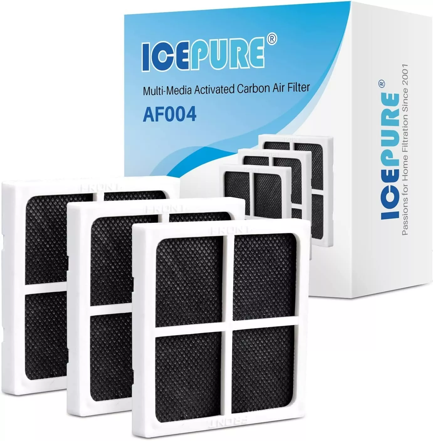 AF004 Refrigerator Air Filter Fit for LT120F, Kenmore Elite 469918, 3 ...