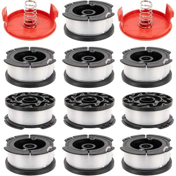 AF100 Replacement Spool for Black and Decker Weed Eater String, 30Ft 0.065" Line Spool for Black Decker Weed Eater Spool, for Black Decker Weed Wacker String AF-100 AF-100-BKP GH600 GH900(10+2+2)