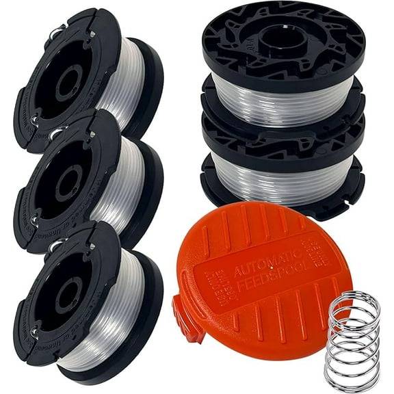AF1003ZP String Trimmer Replacement Spool for Black & Decker BESTA510 ST7700 LSTE525 LST300 LCC222 LST201 CST2000 0.065-Inch AF-100-3ZP Weed Eater String