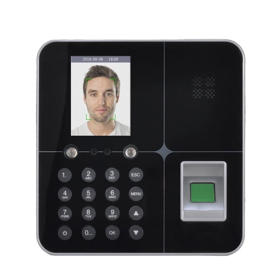 AF18 face and fingerprint attendance Recognition Machine Biometric Time Clock Voice Broadcast Password Device - Efficient Management