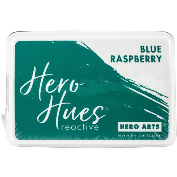 Hero Hues Reactive Ink Pad-Blue Raspberry