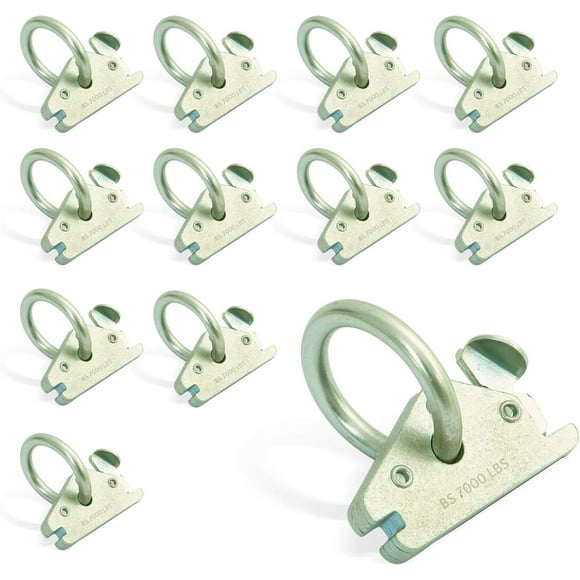 AFA Tooling E Track Accessories Tie Down Anchor with 7000LB Strength, 12 pk