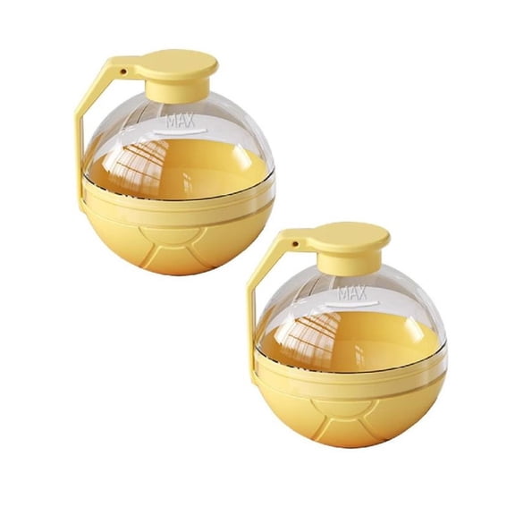 AFACUHX 2.5 Inch Round Ball Ice Sphere Maker for Slow Melting Ice Ball for An Elevated Drinking Experience (2PC)