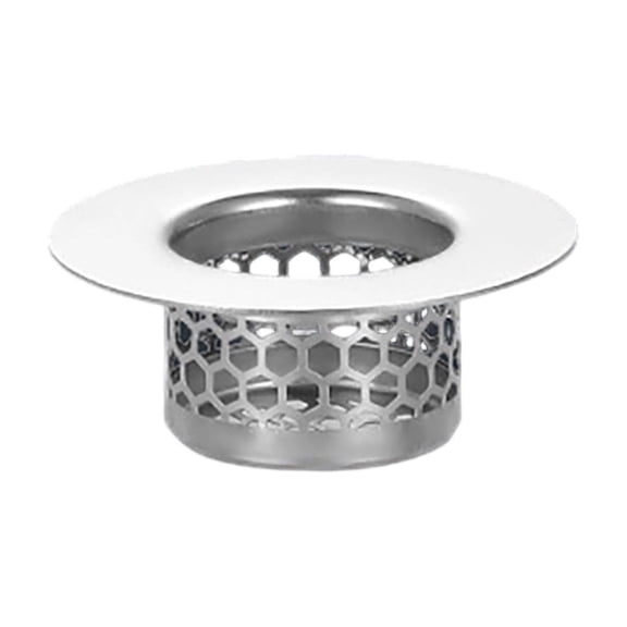 AFACUHX 304 Stainless Steel Strainer and Drain Filter Universal Hair Catcher for Kitchen Bathroom Wash Basin Clog Mesh Screen (1 PC)