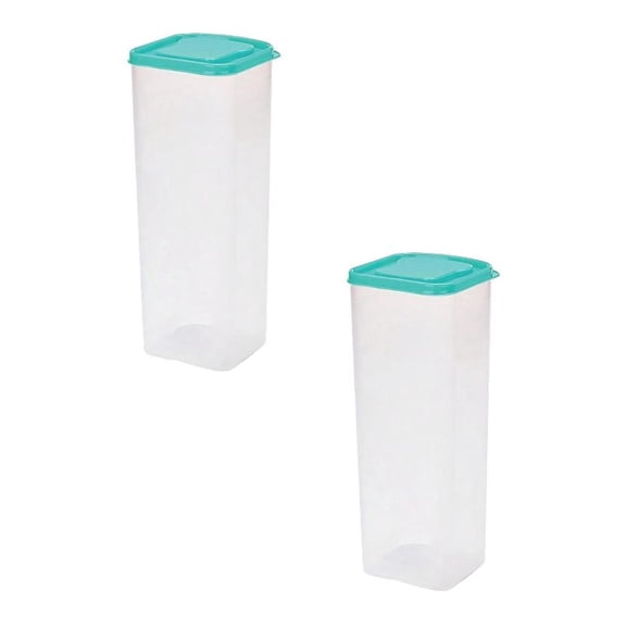 AFACUHX Airtight Bread Storage Containers with Lid Plastic Reusable Loaf Cake Bread Box with Clear Dispenser Refrigerated Sealed to Keep Bread Fresh Crisper for Home and Kitchen Storage (2PC)