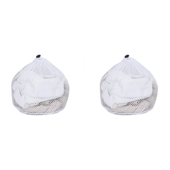 AFACUHX Laundry Net Wash Laundry Mesh Bag with Drawstring Reusable ...