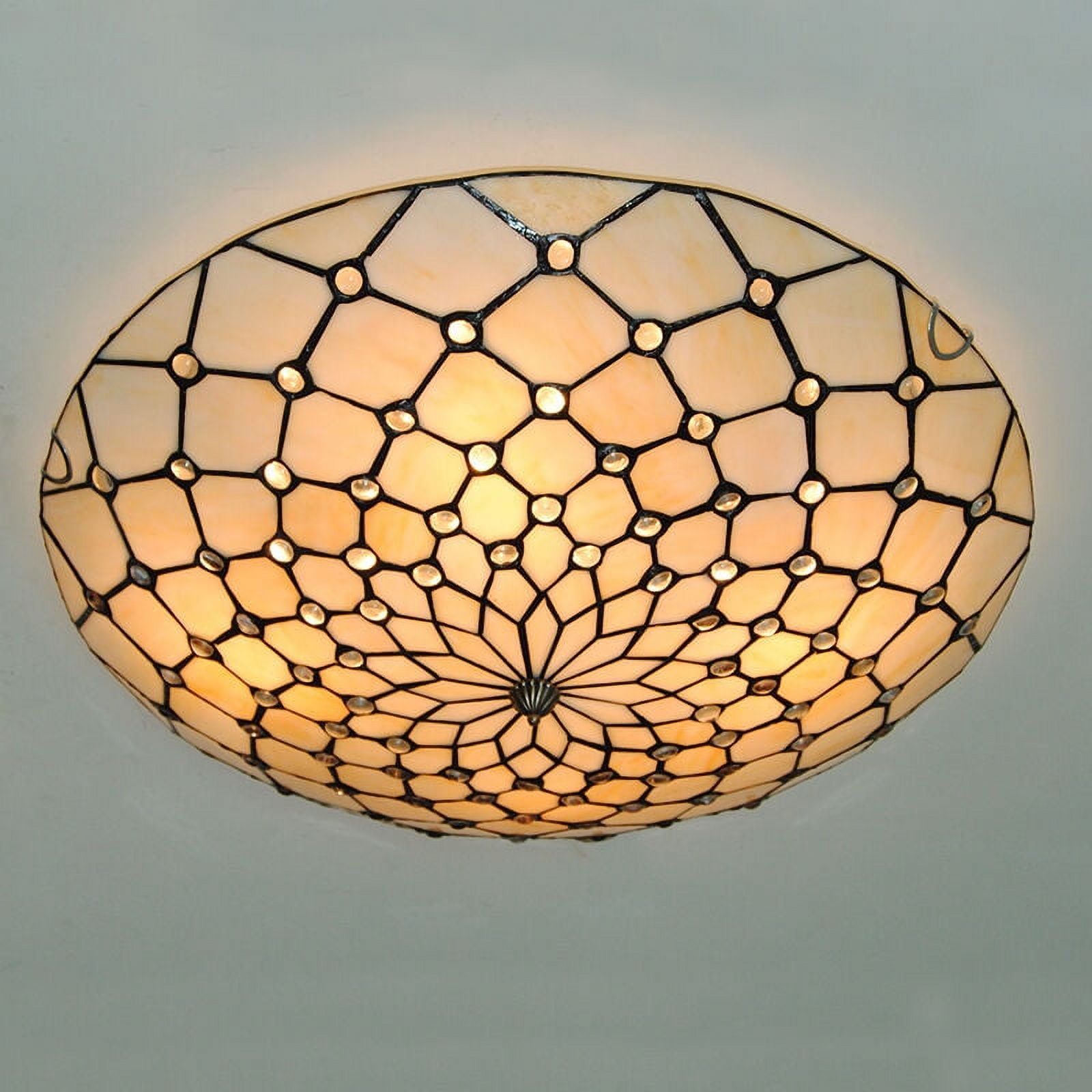 AFANQI 19.7" Ceiling Lamp 4 Lights Vintage Flush Mount Ceiling Light ...