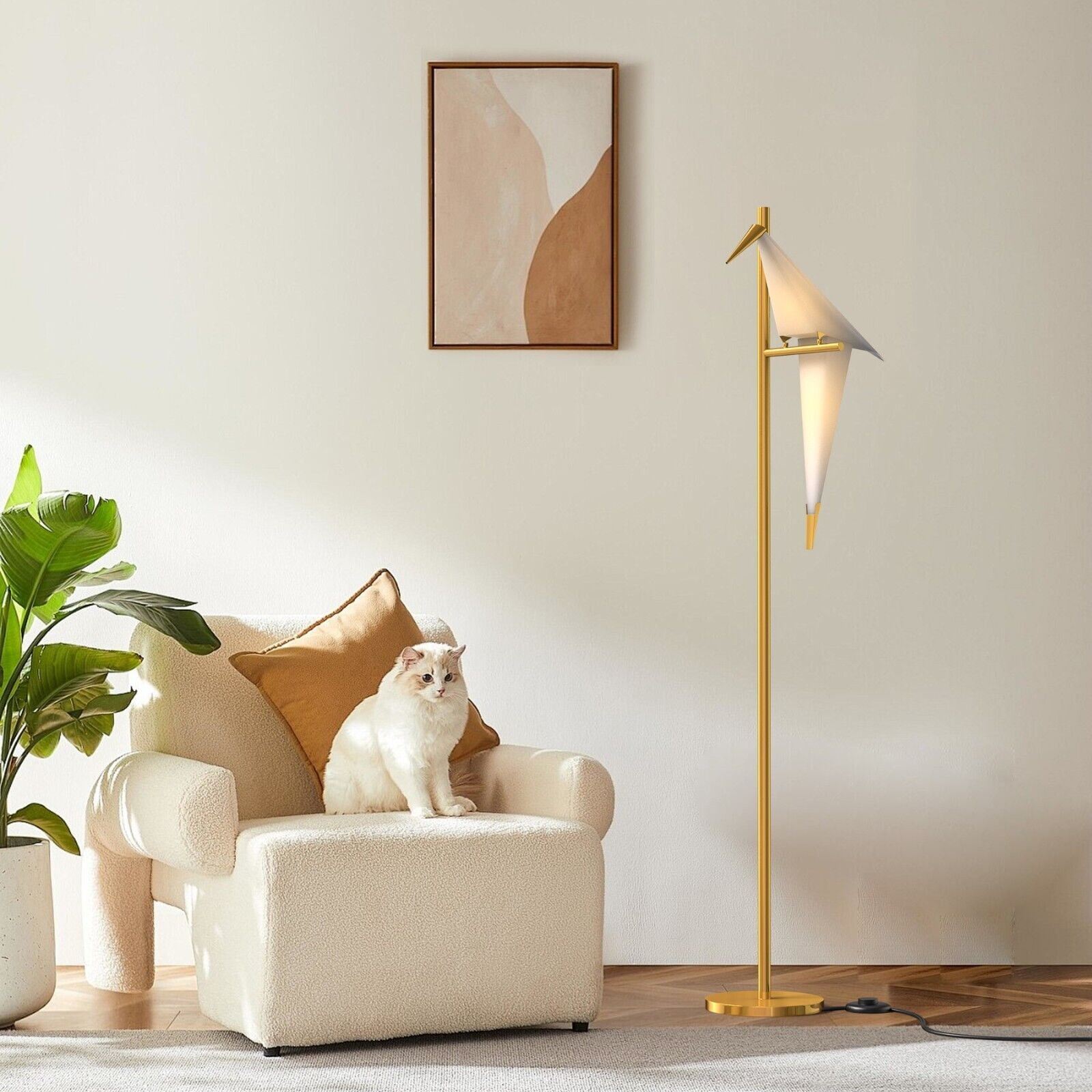 AFANQI Industrial Floor Lamps for Living Room, Rustic Tall Lamps Standing Lamp for Bedrooms Living Room