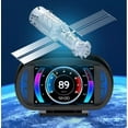 thumbnail image 1 of AFANQI OBD2+GPS HUD Gauge Car Digital Head Up Display Speedometer Turbo RPM Alarm Temp, 1 of 7