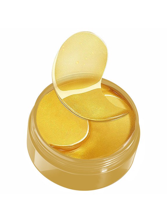 60PCS Collagen Under Eye Patches,24K Gold Eye Mask for Anti-Aging,Anti-Wrinkle and Fine Lines