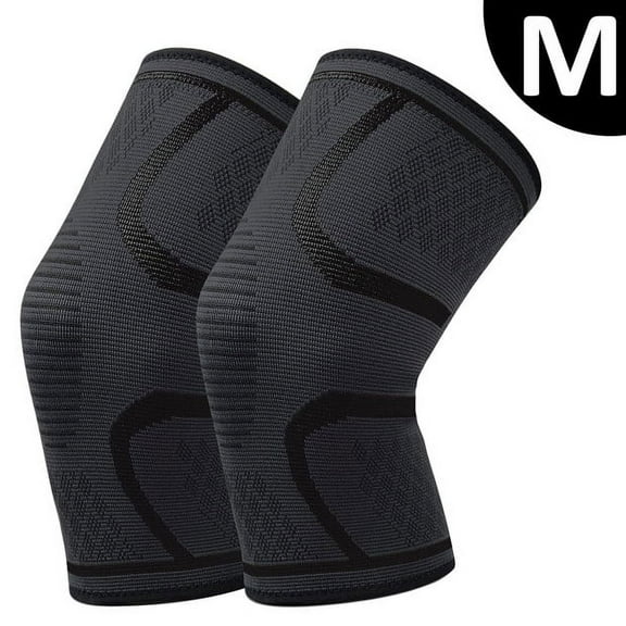 AFANSO A pair Knee Brace Knee Pads for Running Basket Ball Injury Recovery Joint Pain Relief-M
