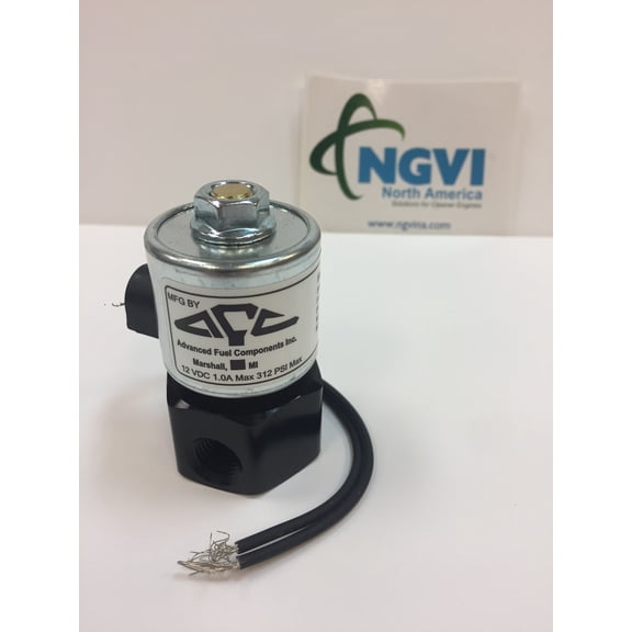 AFC-121 Multi-Purpose 12VDC Shut-off/Lock-off Valve w/out brass fitting
