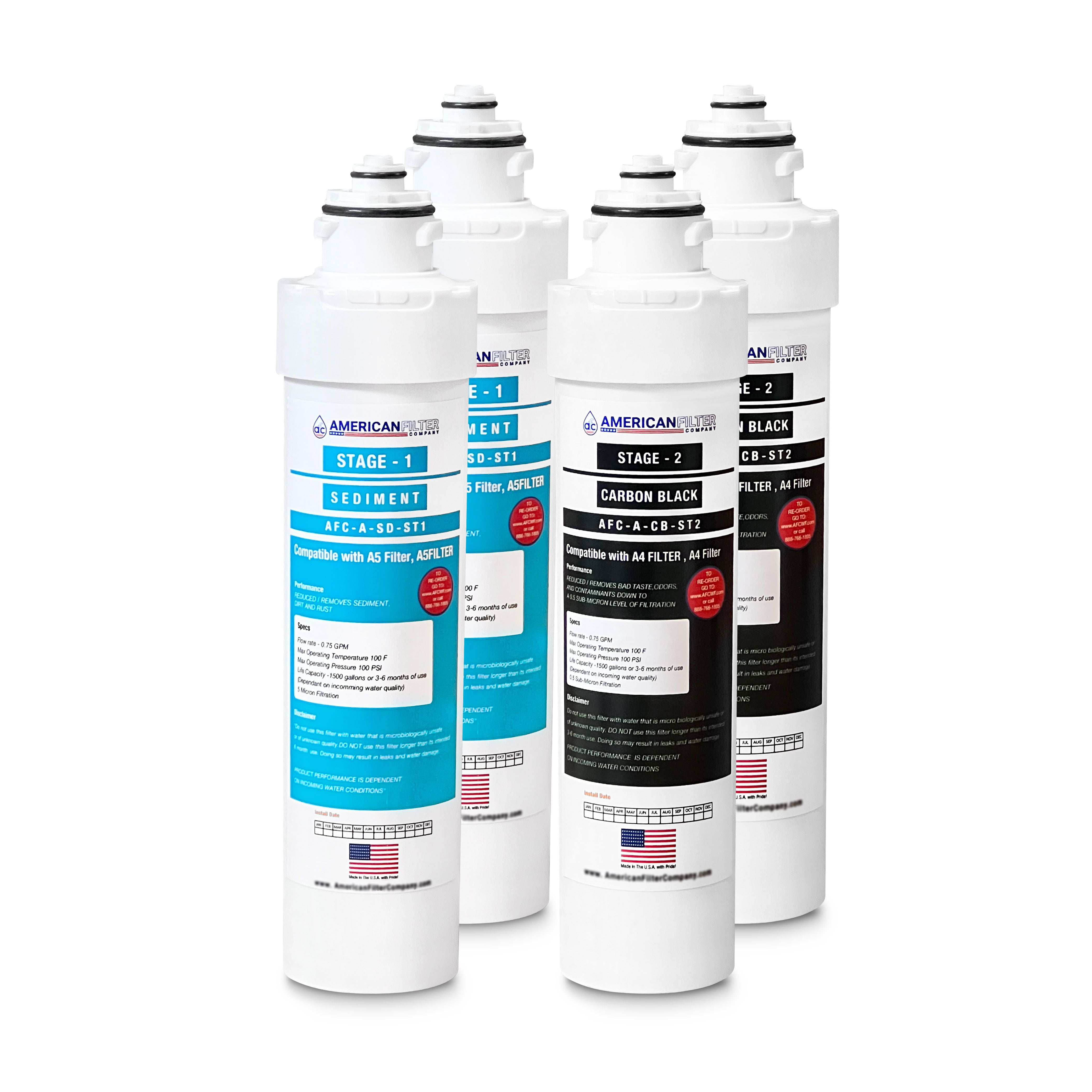 American Filter Company 2-Stage Water Filters for Avalon A4/A5