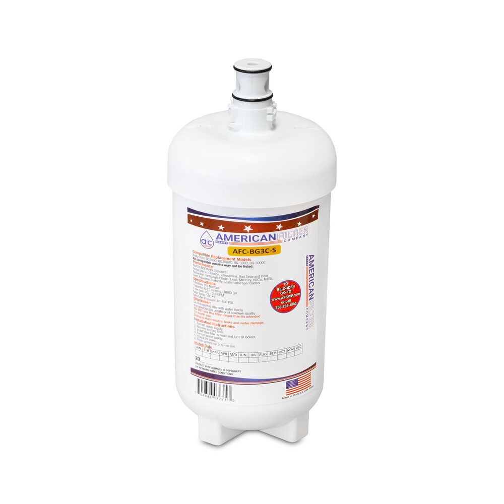 AFC® #AFC-BG3C-S, Compatible with Body Glove® BG3000 Water Filter Made in USA -1 Filter